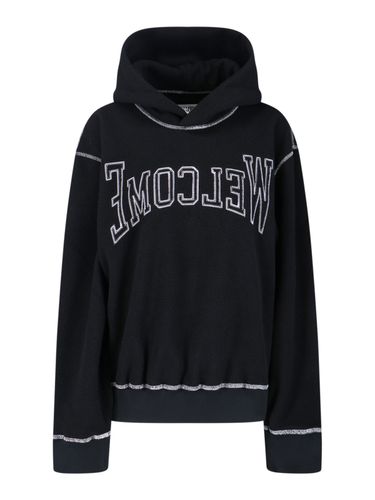 MM6 Maison Margiela Logo Hoodie - MM6 Maison Margiela - Modalova