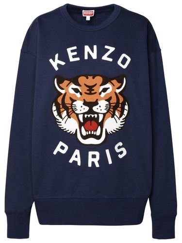 Lucky Tiger Navy Cotton Sweatshirt - Kenzo - Modalova