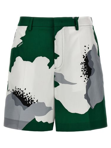 Valentino Floral Print Bermuda Shorts - Valentino Garavani - Modalova