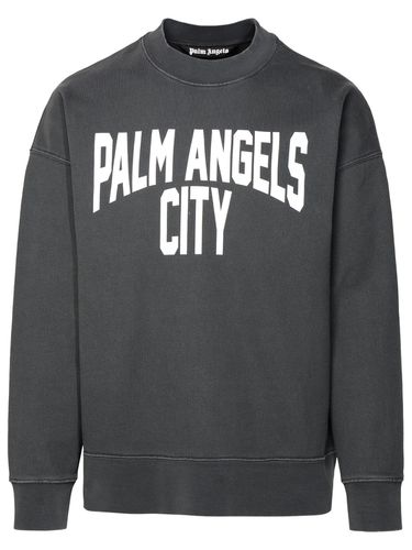 Pa City Delavé Cotton Sweatshirt - Palm Angels - Modalova