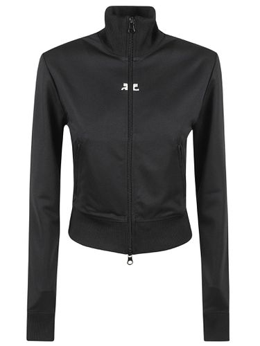 Courrèges High Neck Cropped Jacket - Courrèges - Modalova