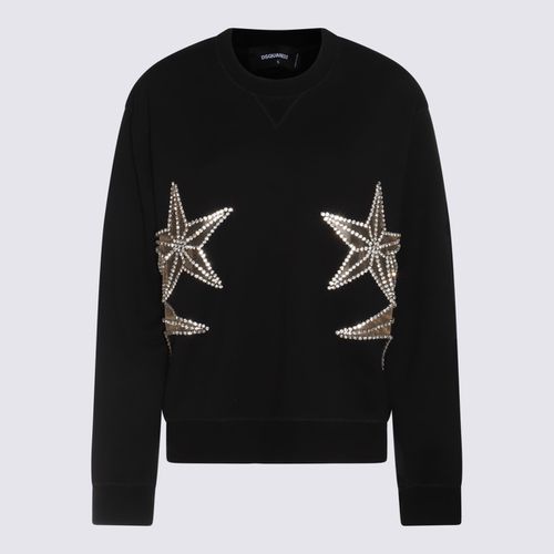 Dsquared2 Black Cotton Sweatshirt - Dsquared2 - Modalova