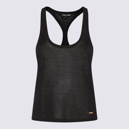 Tom Ford Black Silk Top - Tom Ford - Modalova