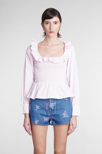 Ganni Cotton Poplin Blouse - Ganni - Modalova