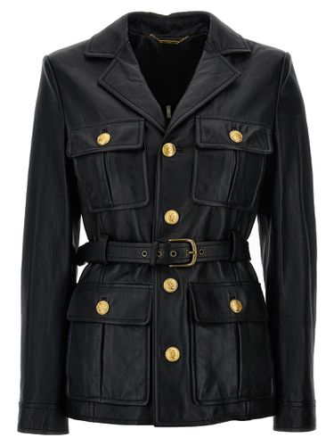 Chloé Jewel Button Leather Jacket - Chloé - Modalova