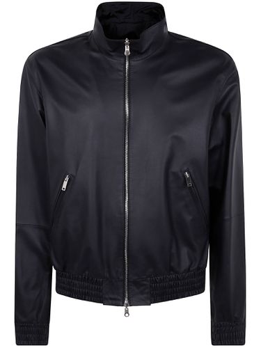 Leather Reversible Bomber Jacket - Desa 1972 - Modalova