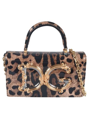 Logo Animal Print Tote - Dolce & Gabbana - Modalova