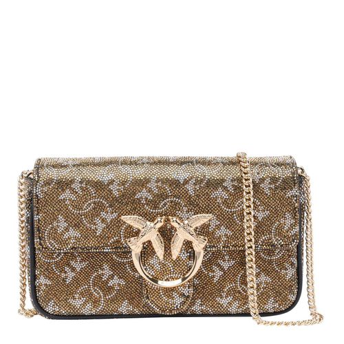 Monogram Love One Pocket Crossbody Bag - Pinko - Modalova