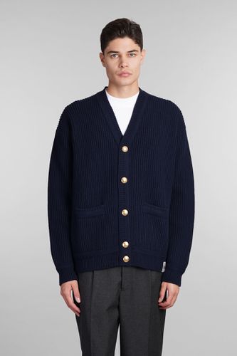 Bally Cardigan In Blue Wool - Bally - Modalova