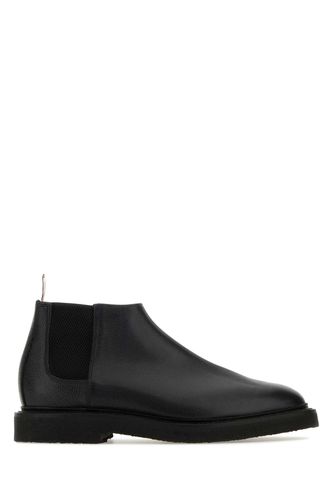 Leather Ankle Boots - Thom Browne - Modalova