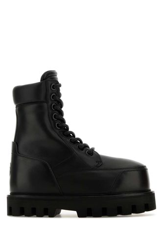 Leather Ankle Boots - Alexander McQueen - Modalova