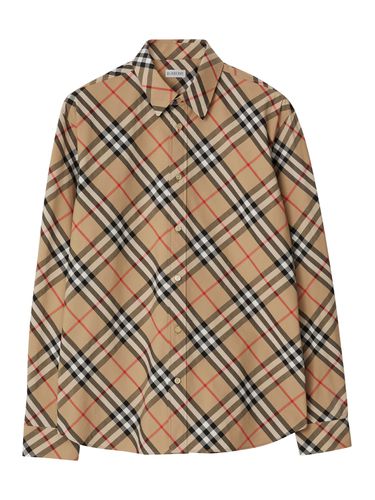 Burberry Check Cotton Shirt - Burberry - Modalova