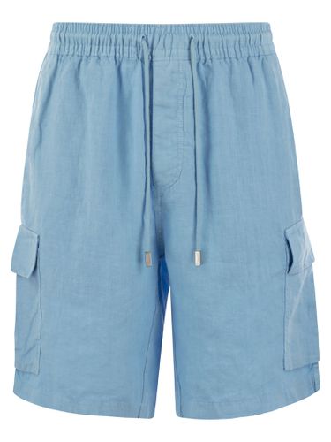 Linen Cargo Bermuda Shorts - Vilebrequin - Modalova