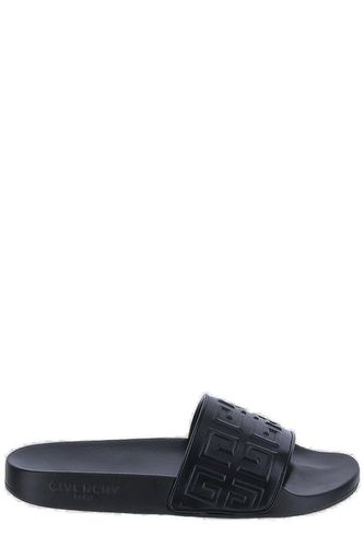 G Logo Embossed Slipon Sandals - Givenchy - Modalova