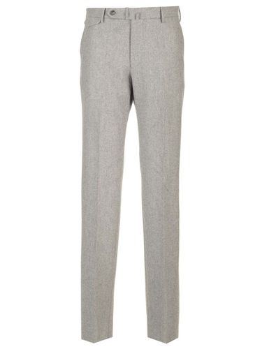 Tagliatore White Flannel Trousers - Tagliatore - Modalova