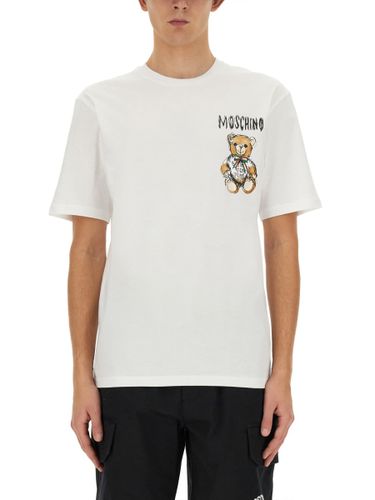 Moschino Multicolor Logo T-shirt - Moschino - Modalova