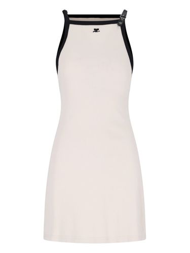 Courrèges Contrast Mini Dress - Courrèges - Modalova