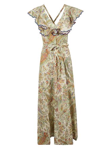 Paisley Print Back Cross Strap Dress - Etro - Modalova