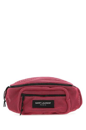 Saint Laurent Fuchsia Mesh Belt Bag - Saint Laurent - Modalova