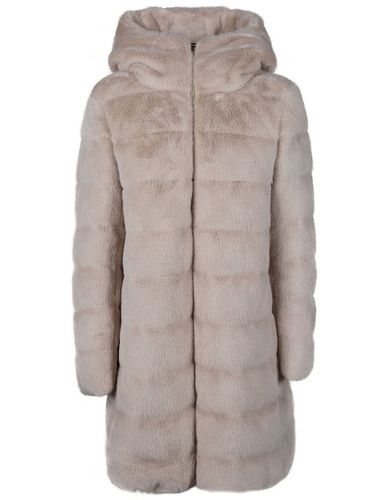 Herno A-shape Faux Fur Down Jacket - Herno - Modalova