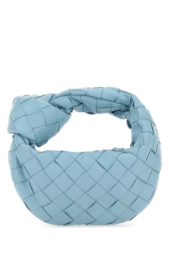 Light-blue Nappa Leather Candy Jodie Handbag - Bottega Veneta - Modalova