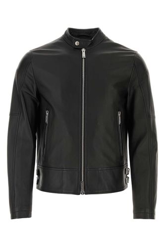 Leather Biker Jacket - Dsquared2 - Modalova