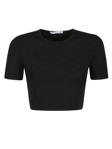 Skewed Logo T-shirt - T by Alexander Wang - Modalova