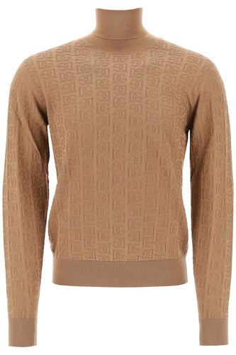 Logo Monogram Turtleneck Sweater - Dolce & Gabbana - Modalova