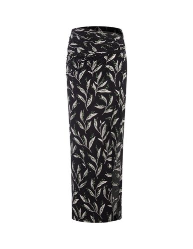 Long Printed Viscose Jersey Skirt - Paco Rabanne - Modalova