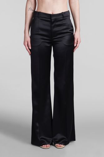 Chloé Pants In Black Wool - Chloé - Modalova