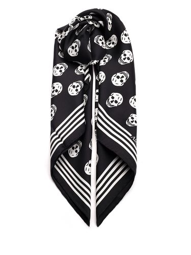 Skull Silk Foulard - Alexander McQueen - Modalova