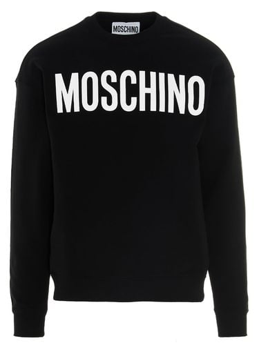 Logo Printed Crewneck Sweatshirt - Moschino - Modalova