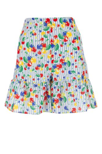 Gucci Printed Cotton Shorts - Gucci - Modalova