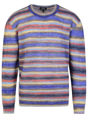 A. P.C. bryce Multicolor Mohair Blend Sweater - A.P.C. - Modalova