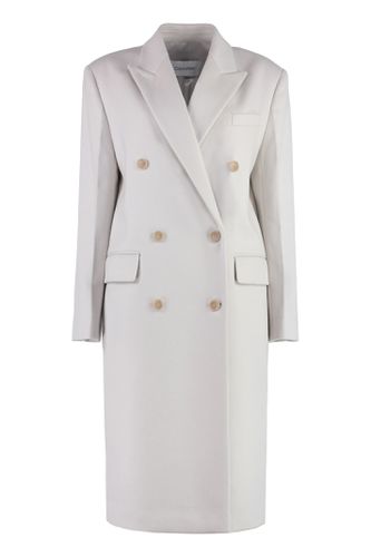 Double-breasted Wool Coat - Calvin Klein - Modalova