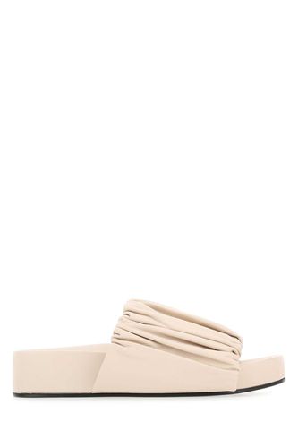 Jil Sander Sand Leather Slippers - Jil Sander - Modalova