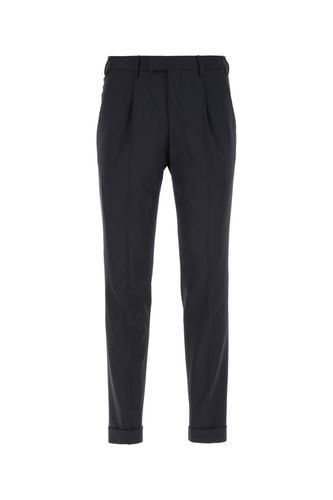 Midnight Blue Stretch Wool Pant - PT Torino - Modalova