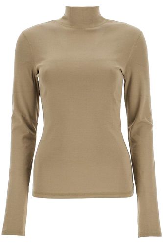 Lightweight Jersey Top With Turtle Neck - Lemaire - Modalova