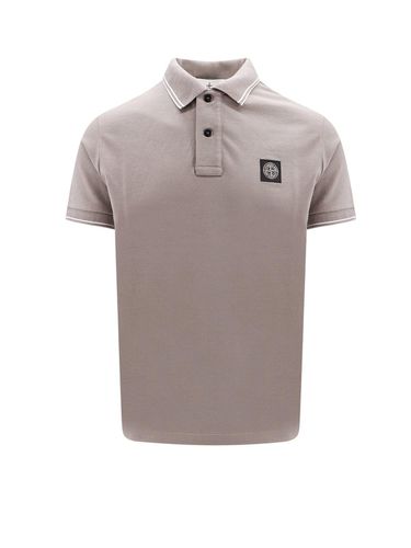 Logo Patch Short-sleeved Polo Shirt - Stone Island - Modalova