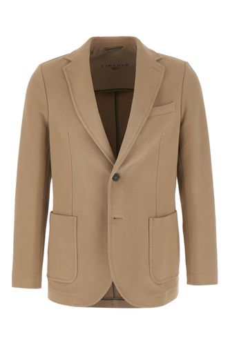 Cappuccino Stretch Cotton Blazer - Circolo 1901 - Modalova