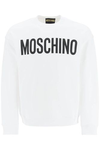 Logo Printed Long-sleeved Sweatshirt - Moschino - Modalova