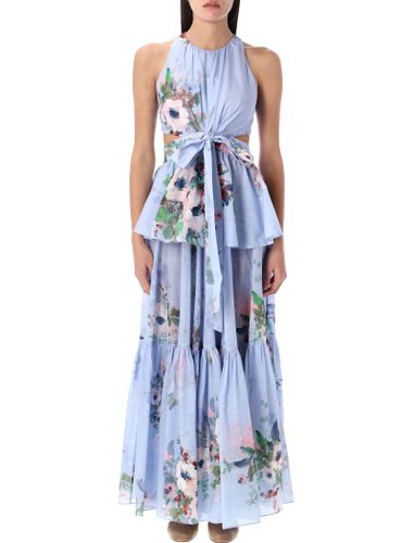 Everly Draped Bow Long Dress - Zimmermann - Modalova