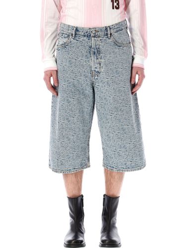 Acne Studios Monogram Denim Shorts - Acne Studios - Modalova