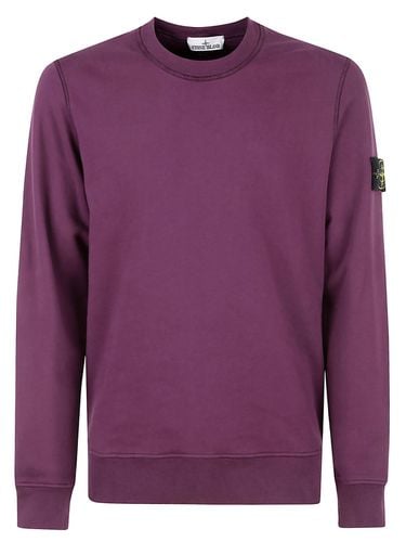 Logo Patch Crewneck Sweatshirt - Stone Island - Modalova