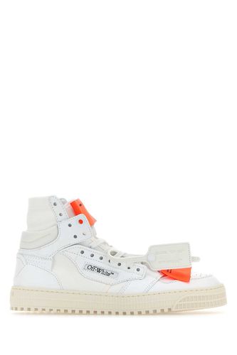 White Leather And Canvas 3.0 Off Court Sneakers - Off-White - Modalova