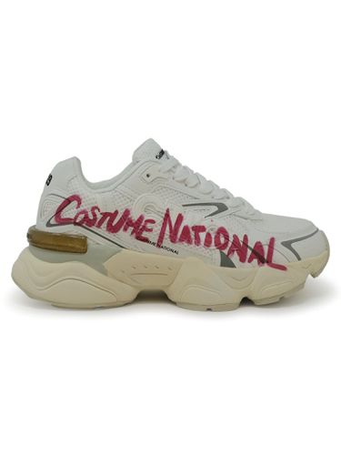 Costume National Leather Sneakers - CoSTUME NATIONAL CONTEMPORARY - Modalova