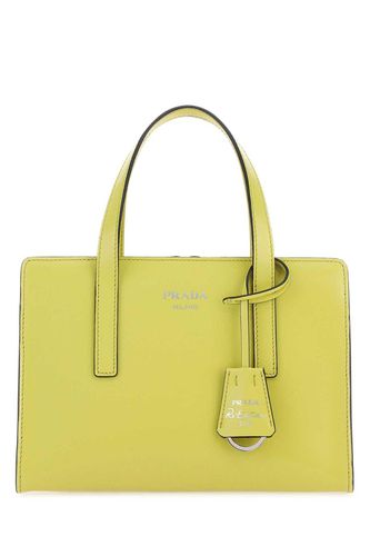 Logo Detailed Top Handle Tote Bag - Prada - Modalova