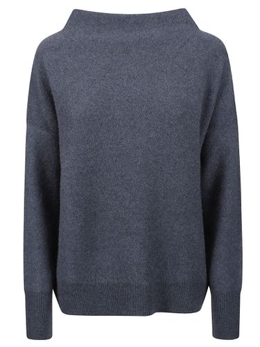 Vince Wide Neck Rib Trim Sweater - Vince - Modalova