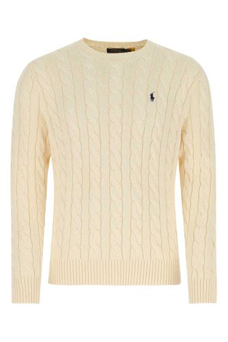 Logo Embroidered Cable Knitted Jumper - Polo Ralph Lauren - Modalova