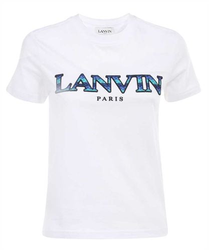 Lanvin Patch Detail Cotton T-shirt - Lanvin - Modalova